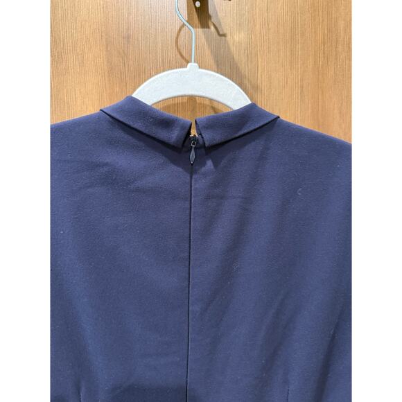 Antonio Melani Women's Sheath Dress Size 6 Navy Blue Professional Knee-Length - Picture 4 of 11